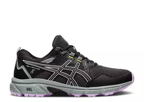 Кроссовки ASICS WMNS GEL VENTURE 8 WIDE 'BLACK IVORY', черный