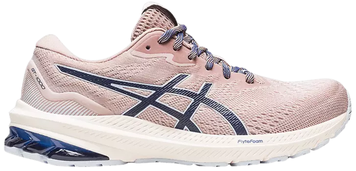Кроссовки ASICS Wmns GT 1000 11 Wide 'Mineral Beige', кремовый