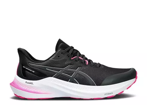 Кроссовки ASICS Wmns Gt 2000 12 Lite-Show 'Black Pure Silver', черный