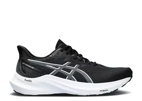 Кроссовки ASICS Wmns Gt 2000 12 Narrow 'Black Carrier Grey', черный
