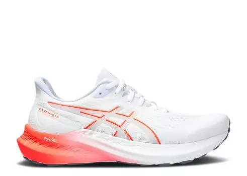 Кроссовки ASICS Wmns Gt 2000 12 'White Sunrise Red', белый