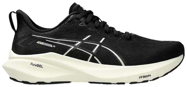 Кроссовки ASICS Wmns GT 2000 13 Narrow 'Black White', черный