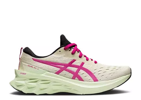 Кроссовки ASICS Wmns Novablast 2 'Birch Pink Rave', кремовый