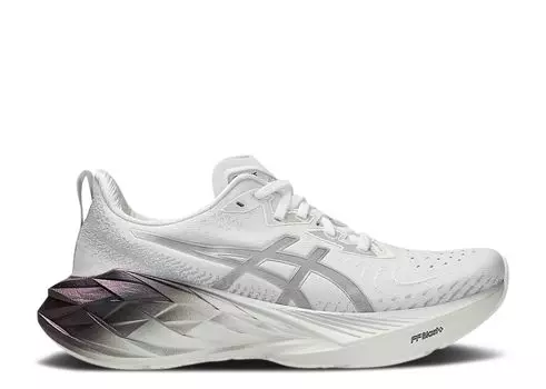 Кроссовки ASICS Wmns Novablast 4 Platinum 'Real White Pure Silver', белый