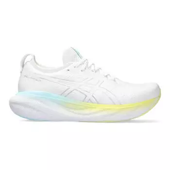 Кроссовки Asics Women's Gel-Nimbus 25, белый/серебряный