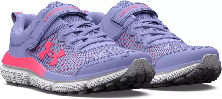 Кроссовки Assert 10 Alternate Closure Under Armour, цвет Purple Ice/Halo Gray/Pink Shock
