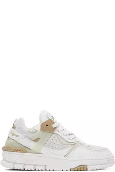 Кроссовки Astro белого и серо-коричневого цветов Axel Arigato