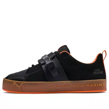 Кроссовки atelier new regime x court platform brace 'black scarlet ibis' Puma, черный