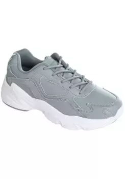 Кроссовки ATHLECIA "CHUNKY Leather Trainers", в спортивном стиле, белый