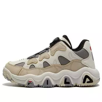 Кроссовки athletic basketball shoes 'white tan black' Fila, белый