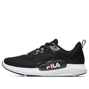 Кроссовки athletics 'black white' Fila, черный