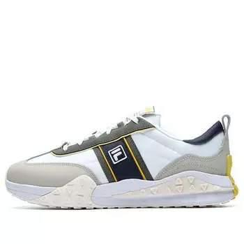 Кроссовки athletics brick shoes 'white grey yellow' Fila, белый
