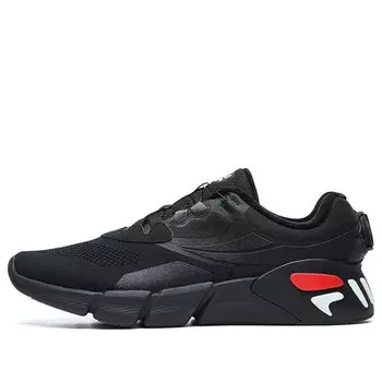 Кроссовки athletics fleece low-top 'black red' Fila, черный