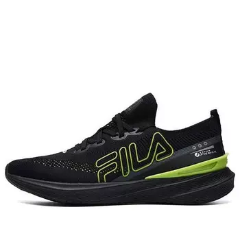 Кроссовки athletics low top 'black green' Fila, черный