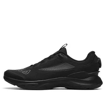 Кроссовки athletics low-top 'black white' Fila, черный