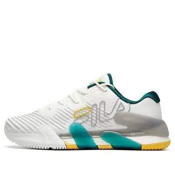 Кроссовки athletics low top 'white teal blue' Fila, белый