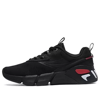 Кроссовки athletics running shoes black Fila, черный