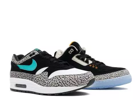 Кроссовки ATMOS X AIR JORDAN 3 RETRO & AIR MAX 1 'SAFARI PACK', разноцветный