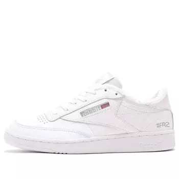 Кроссовки atmos x #fr2 x club c 85 'white grey' Reebok, белый