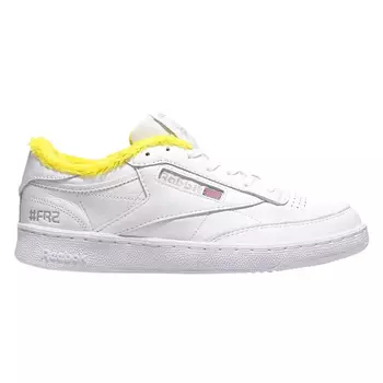 Кроссовки atmos x #fr2 x club c 85 'white yellow' Reebok, белый
