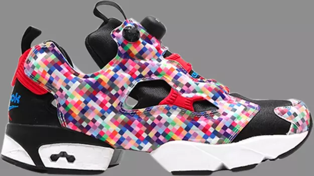Кроссовки atmos x instapump fury 'multi-color' Reebok, многоцветный
