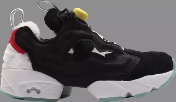 Кроссовки atmos x instapump fury og 'doraemon - black' Reebok, черный