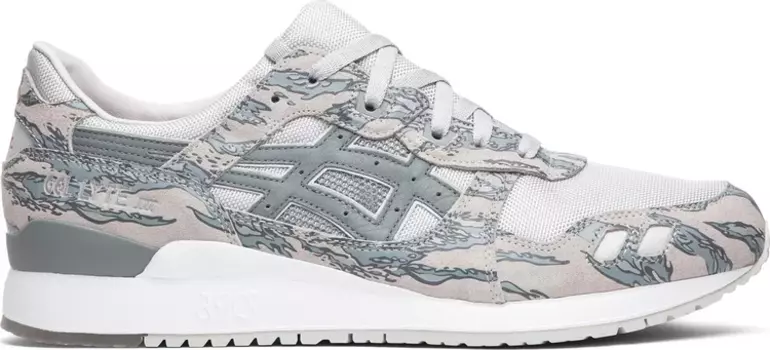Кроссовки atmos x solebox x gel lyte 3 'tiger urban camo' Asics, серый