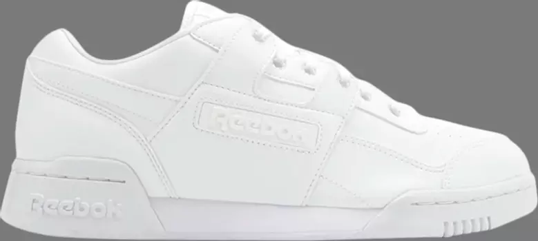 Кроссовки atmos x workout plus '25th anniversary - glow in the dark' Reebok, белый