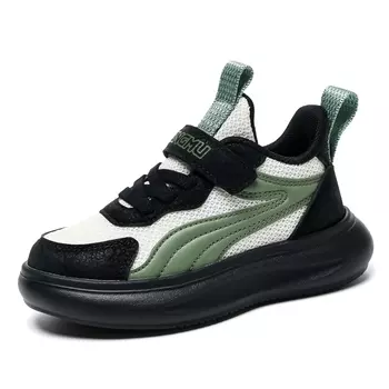 Кроссовки ATONGMU Kids Lifestyle Shoes Kids Low-top, черный/белый