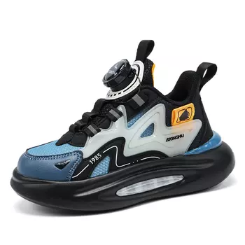 Кроссовки ATONGMU Kids Lifestyle Shoes Kids Low-top, серый/синий