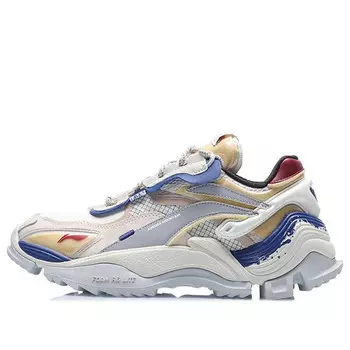 Кроссовки aurora skywalker y2k парижская неделя моды Li-Ning, белый