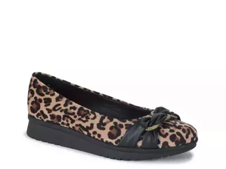 Кроссовки Aurora Wedge Slip-On Baretraps, Brown Animal Print