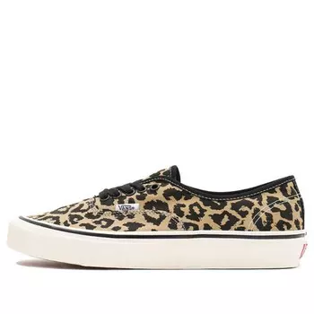 Кроссовки authentic 44 dx 'anaheim factory - leopard' Vans, коричневый