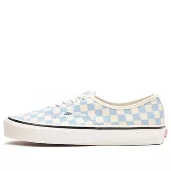Кроссовки authentic 44 dx 'anaheim factory - light blue checker' Vans, голубой