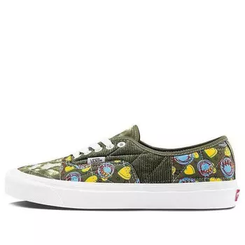 Кроссовки authentic 44 dx anaheim low-top casual canvas shoes green Vans, зеленый