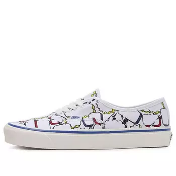 Кроссовки authentic 44 dx low-top sneakers black Vans, черный