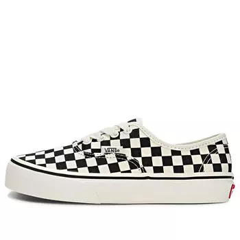 Кроссовки authentic checkerboard shoes 'marshmallow black' Vans, черный