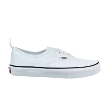 Кроссовки Authentic Elastic Lace Kids Vans, белый