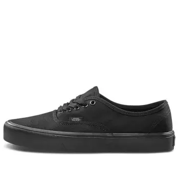 Кроссовки authentic lite 'black canvas' Vans, черный