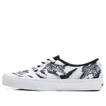 Кроссовки authentic low-top sneakers black/white Vans, черный