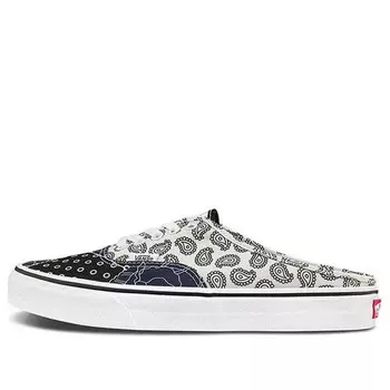 Кроссовки authentic mule 'pattern mix - dress blues' Vans, черный