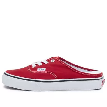 Кроссовки authentic mule 'red' Vans, красный