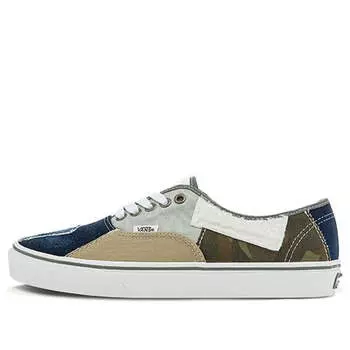 Кроссовки authentic 'patchwork camo' Vans, мультиколор