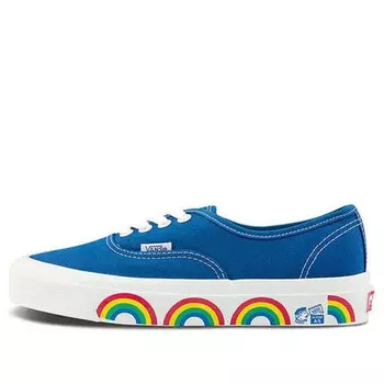 Кроссовки authentic shoes blue Vans, синий
