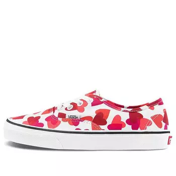 Кроссовки authentic 'valentine hearts' Vans, красный