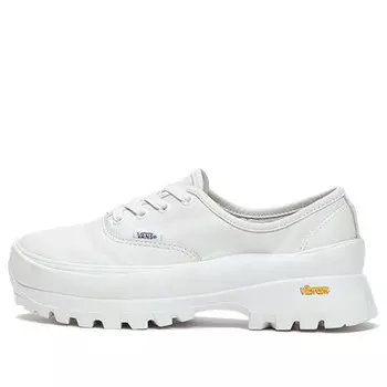 Кроссовки authentic vibram lx white Vans, белый