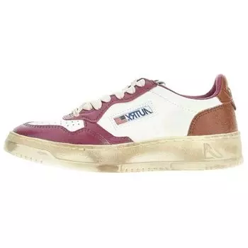 Кроссовки AUTRY Super Vintage, белый/красный/коричневый