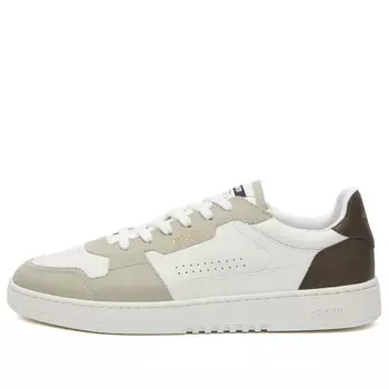 Кроссовки Axel Arigato Dice Lo Sneaker, цвет White & Dark Brown