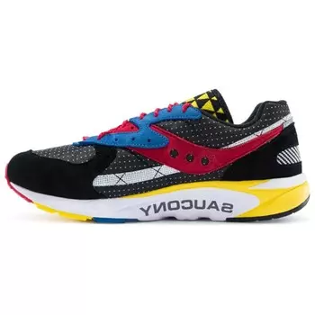 Кроссовки Aya для бега мужские с низким верхом, черные, желтые, красные Saucony