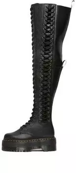 Кроссовки azreya max leather 26-eye platform boots 'black' Dr. Martens, черный